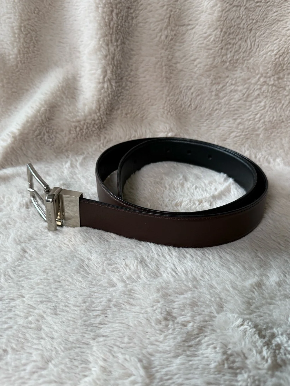COACH Modern Harness Reversible Leather Belt 1